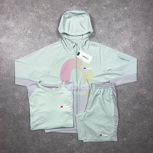 Berghaus Jacket & Shorts Tri Set (Mint)