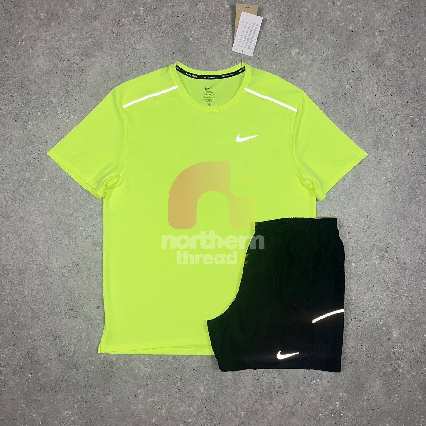 Nike Miler 3.0 Set (Neon/Black)