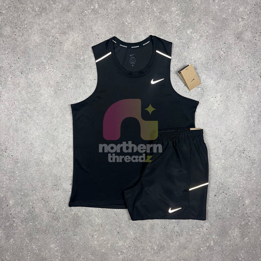 Nike Miler 3.0 Vest Set (Black)