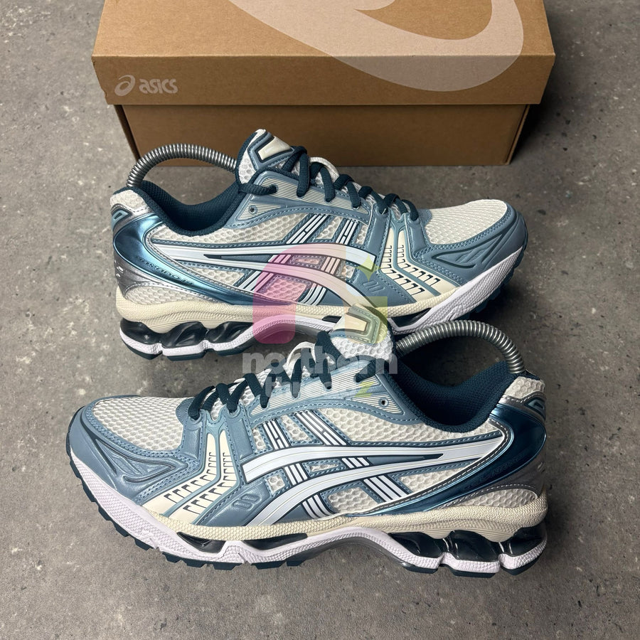Asics Kayano 14 'Cream Raw Indigo'