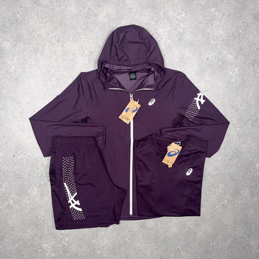 Asics Icon Tri Set (Maroon)