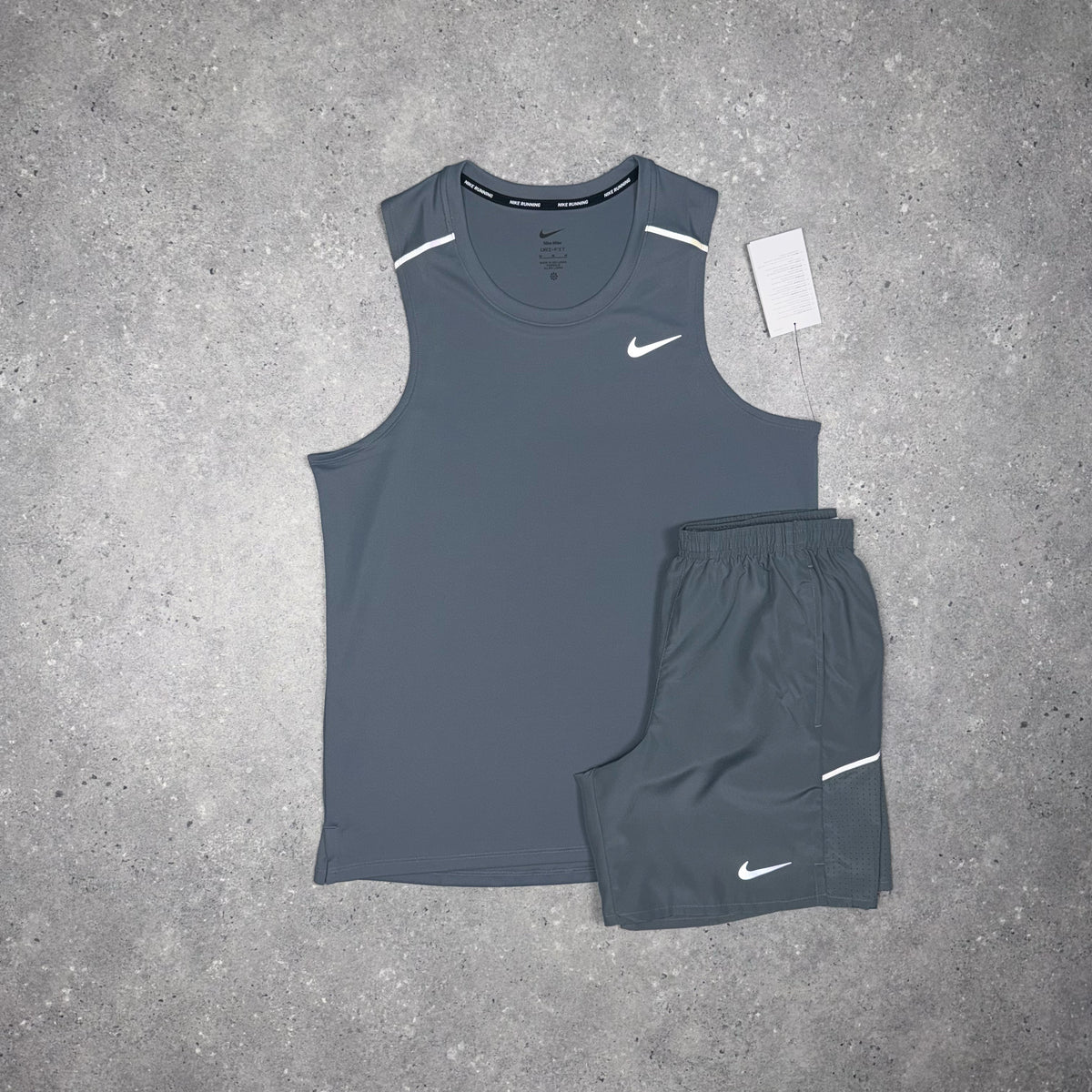 Nike Miler Vest Set 'Grey'