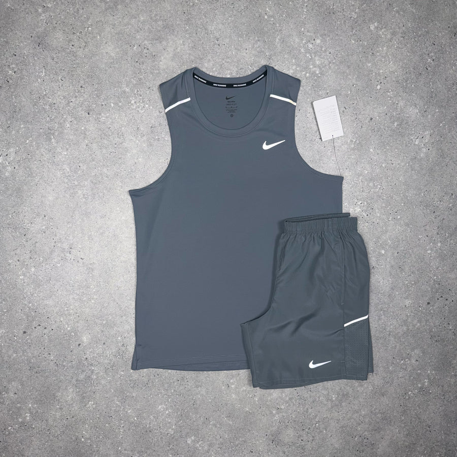 Nike Miler Vest Set 'Grey'