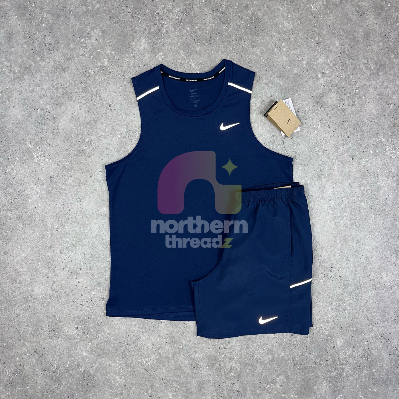 Nike Miler 3.0 Vest Set (Navy)