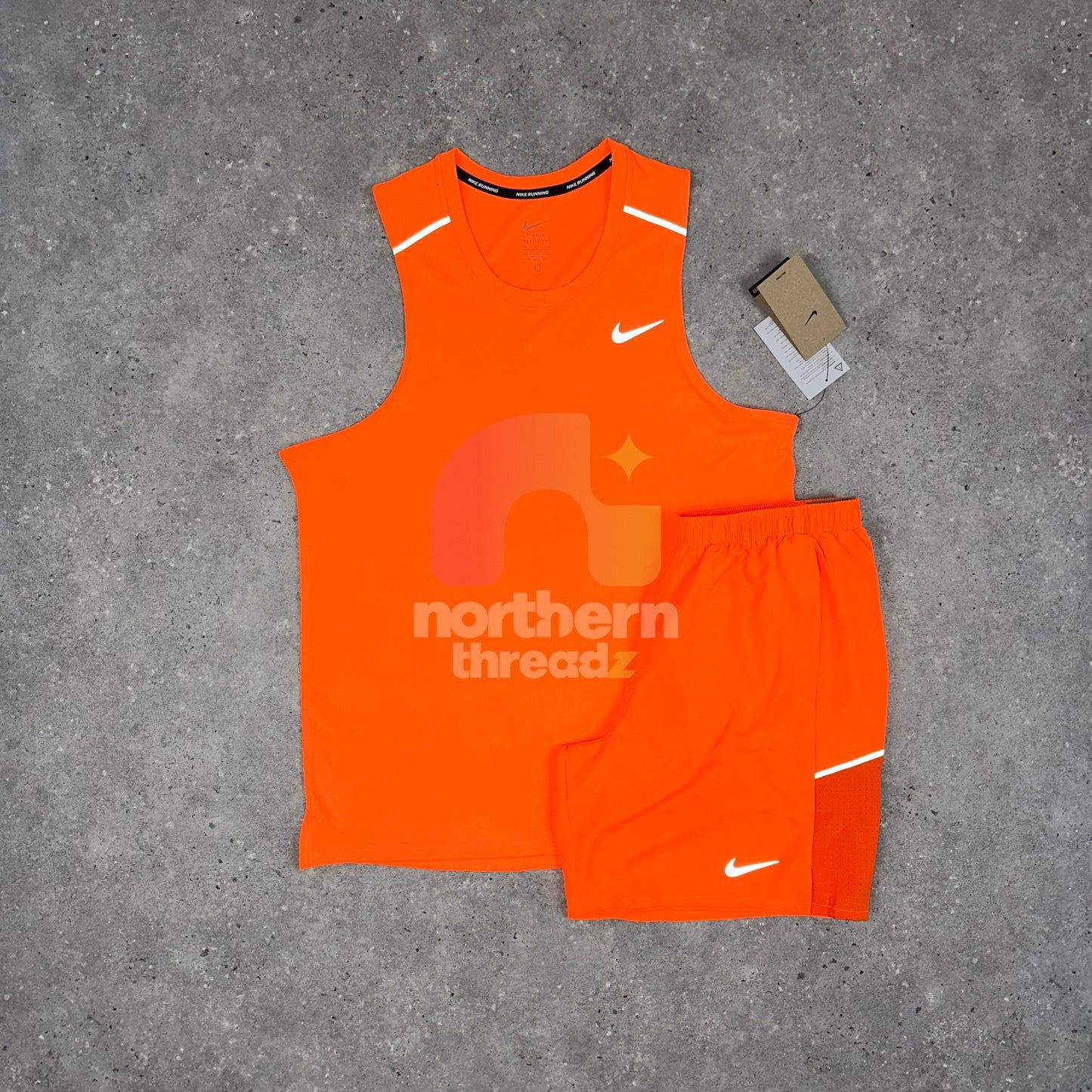 Nike Miler 3.0 Vest Set (Orange)