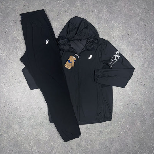 Asics Icon Tracksuit (Black)