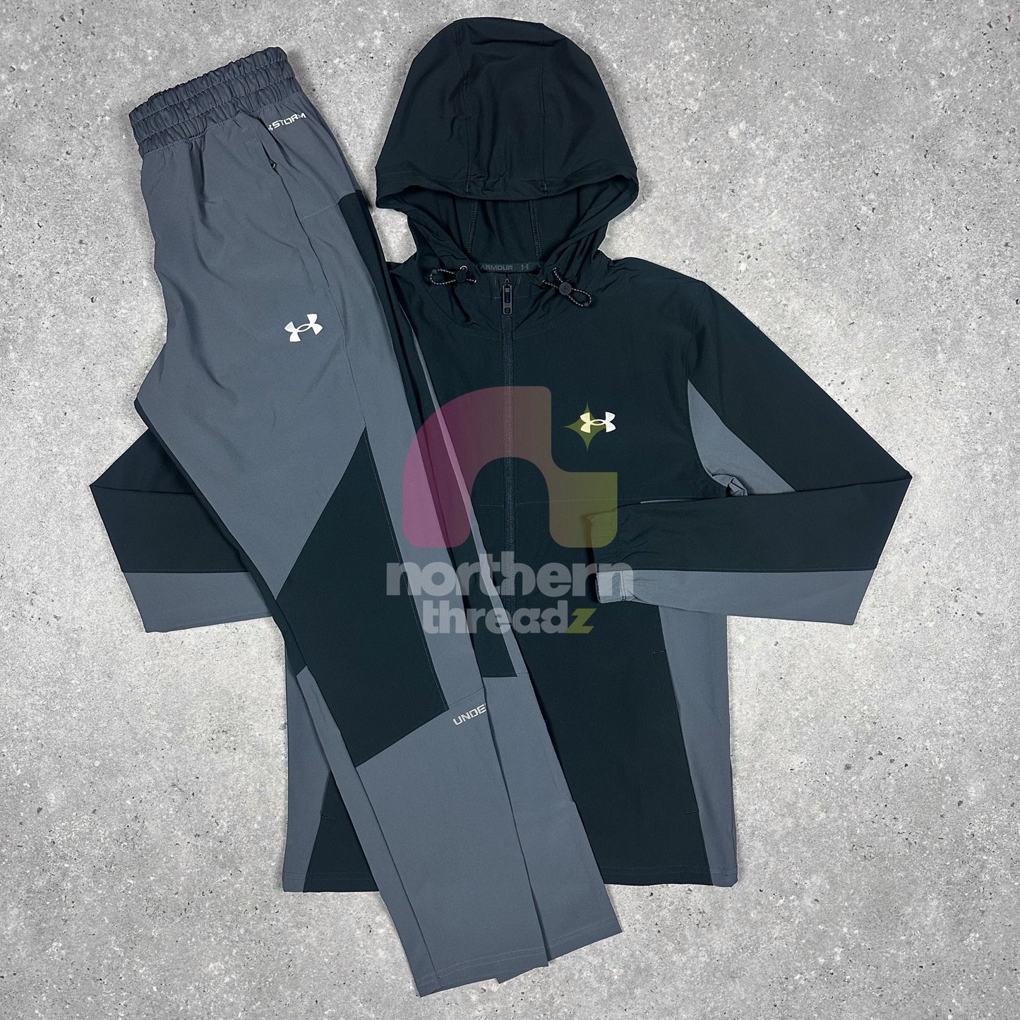 Under Armour Woven Tracksuit (Grey)