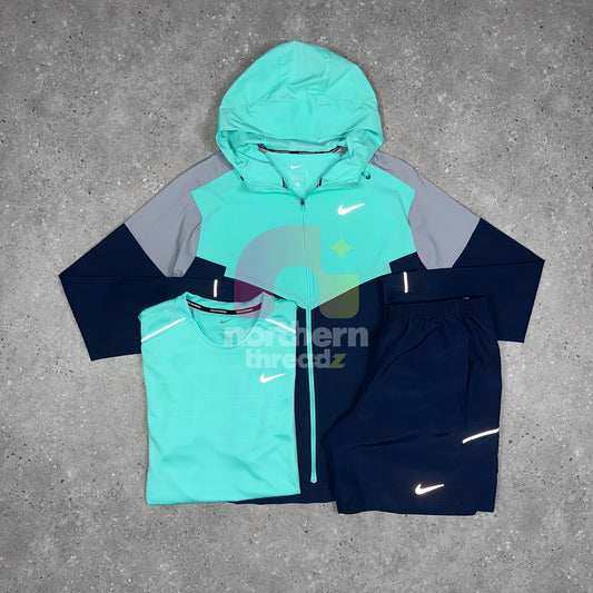 Nike Windbreaker Tri Set (Aqua/Navy)