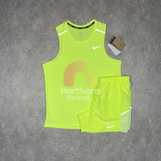 Nike Miler 3.0 Vest Set (Neon)