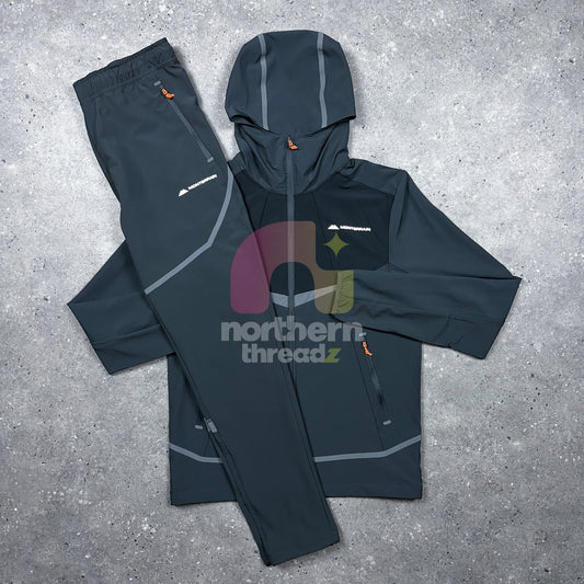 Monterrain Glide Tracksuit (Grey/Orange)