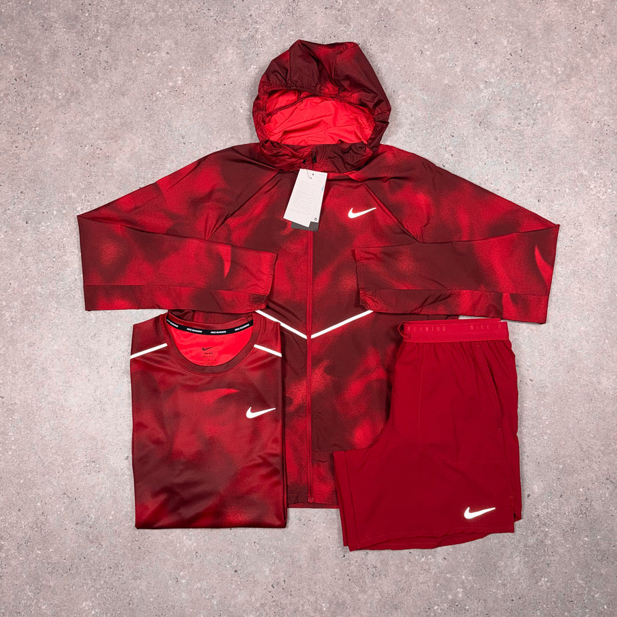 Nike Miler Vapour Tri Set 'Red'