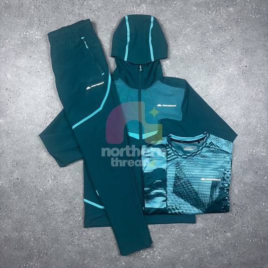 Monterrain Glide Tracksuit Tri Set (Blue Turqoise)