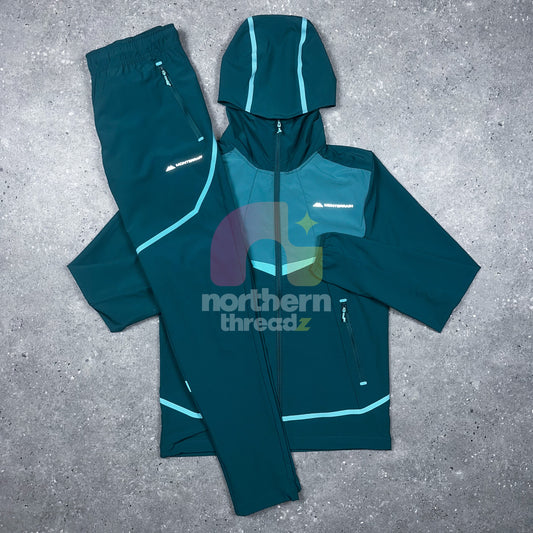Monterrain Glide Tracksuit (Blue Turqoise)