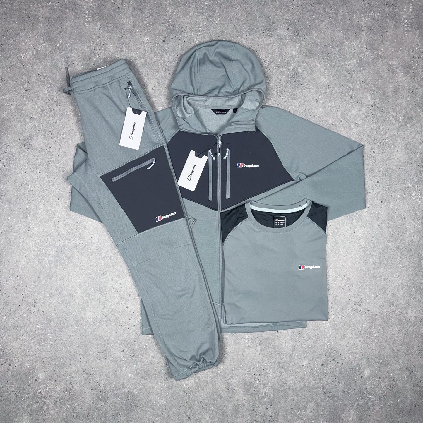 Berghaus Cotton Tracksuit Set (Grey)