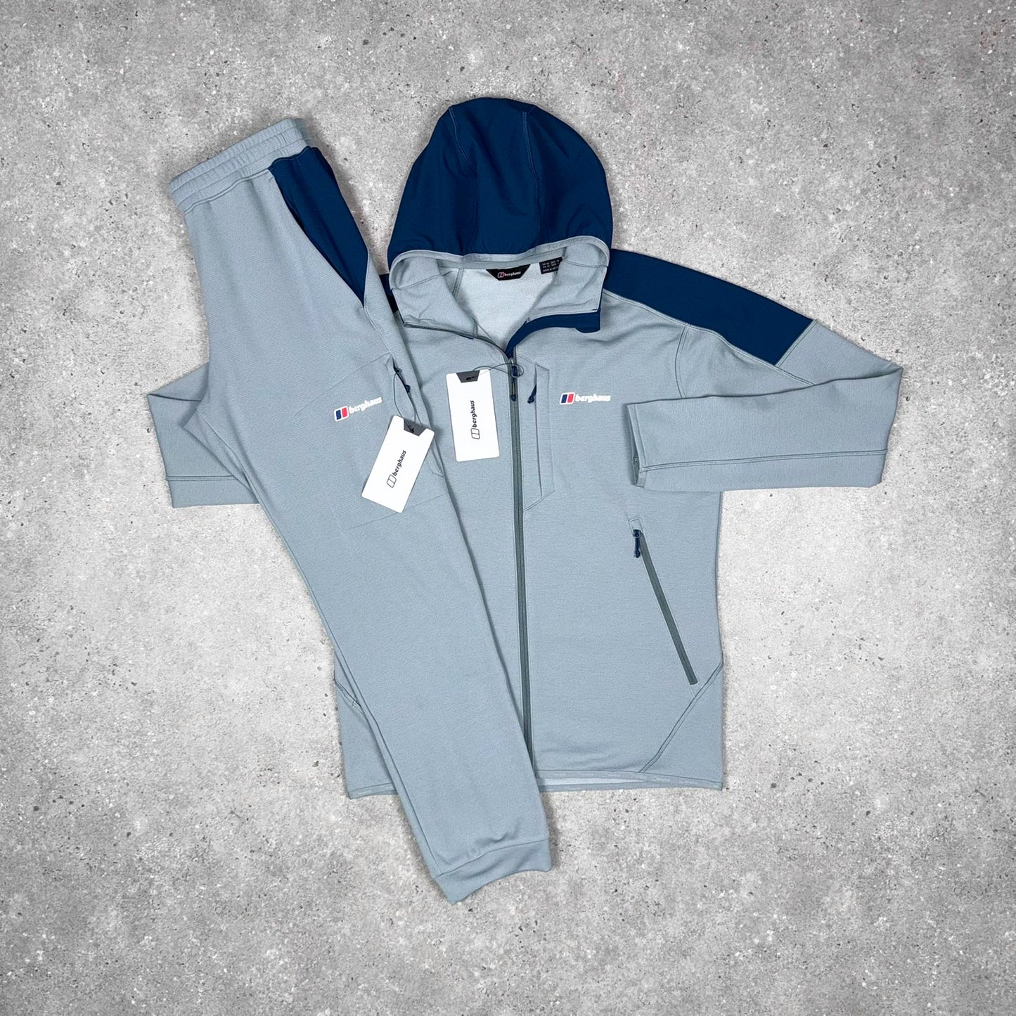 Berghaus Cotton Tracksuit (Grey/Navy)