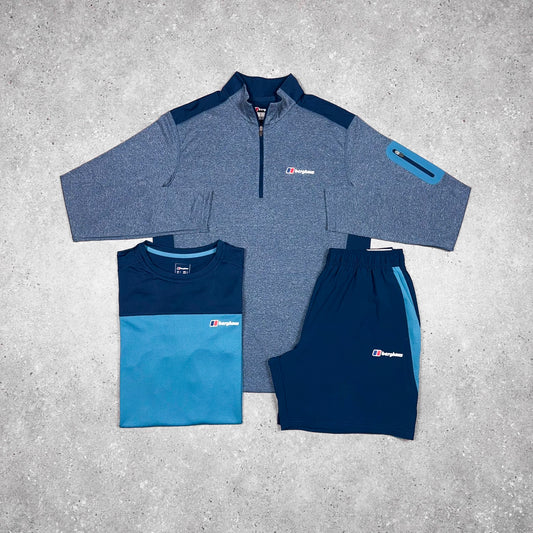 Berghaus 1/4 Zip Tri Set (Blue)