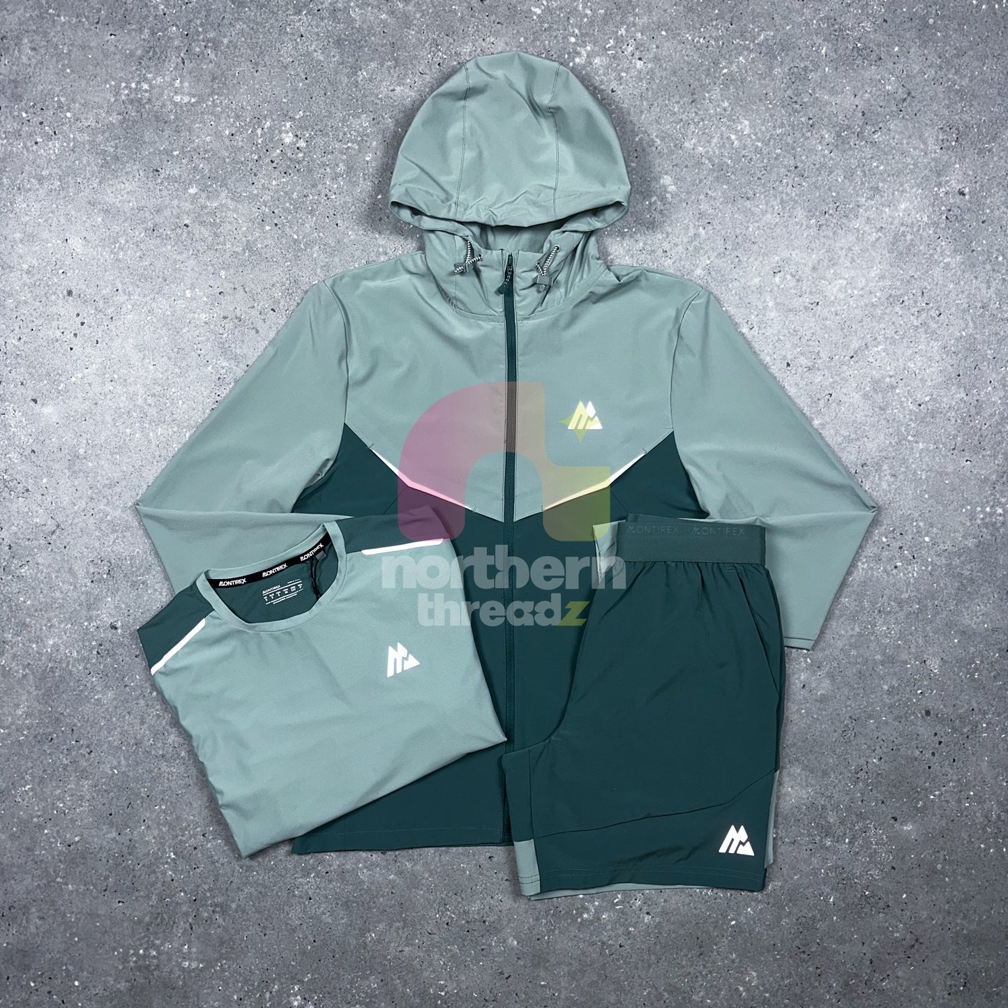 Montirex Charge Jacket & Shorts Tri (Moss)