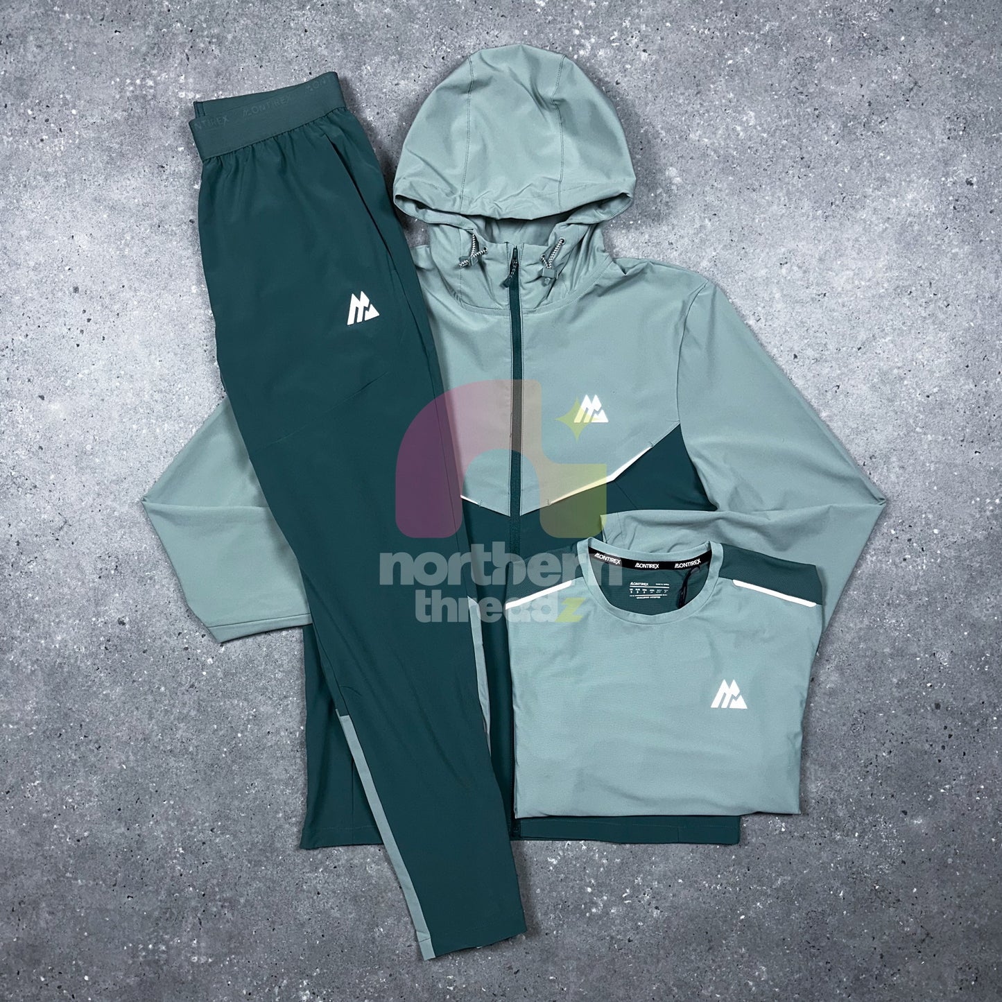 Montirex Charge Tracksuit Tri Set (Moss)