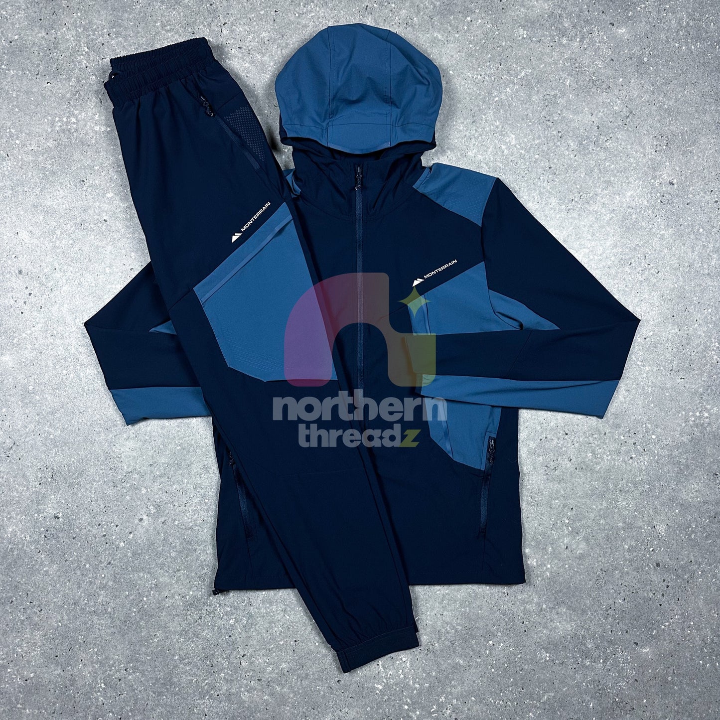 Monterrain Woven Dynamic Tracksuit (Navy)