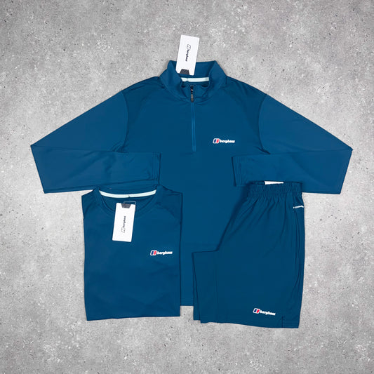 Berghaus 1/4 Zip Tri Set (Blue)