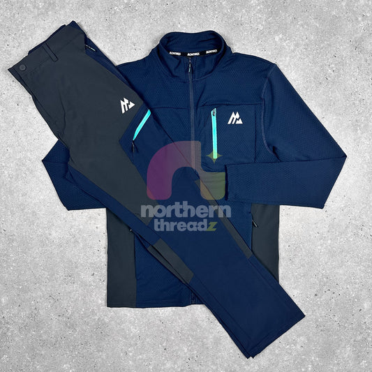 Montirex Fleece Tracksuit (Blue) - XS / XS - Tracksuits - Northern Threadz