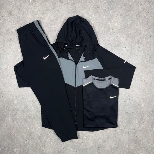Nike Miler Tracksuit Set (Black)