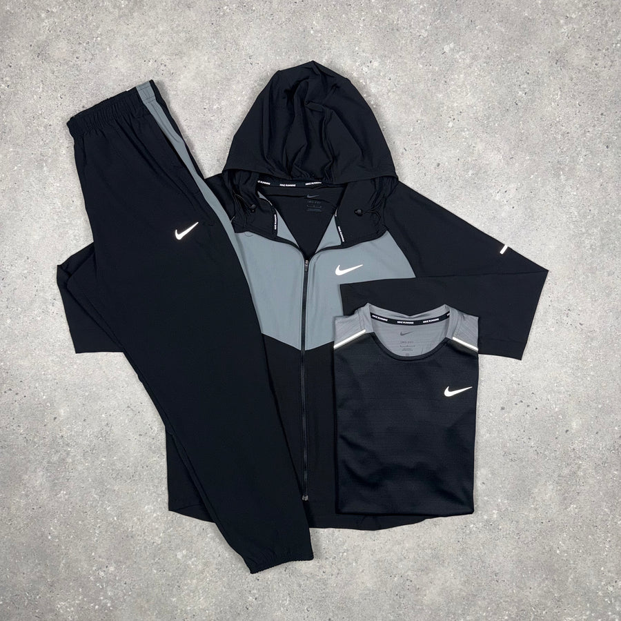 Nike Miler Tracksuit Set 'Black'