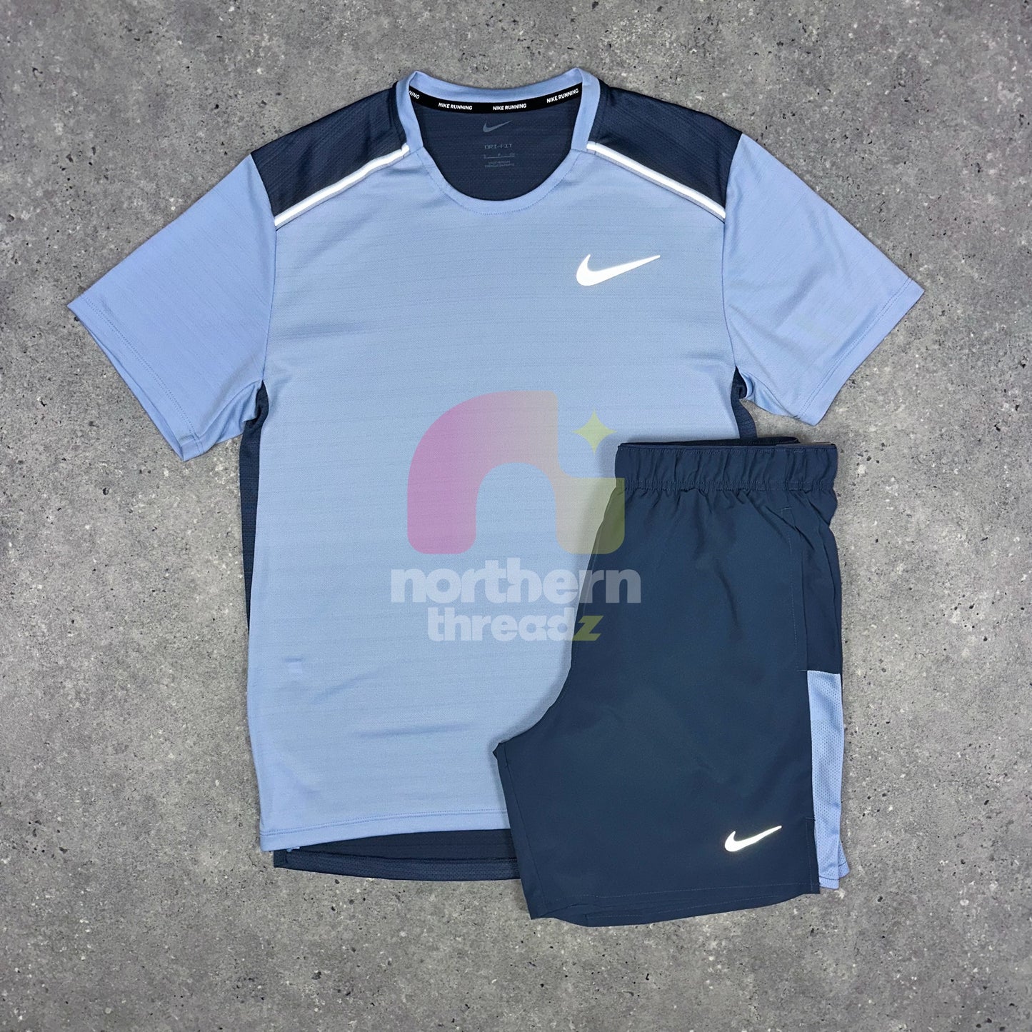 Nike Miler Set (Blue) - S / S - Outfits - Northern Threadz