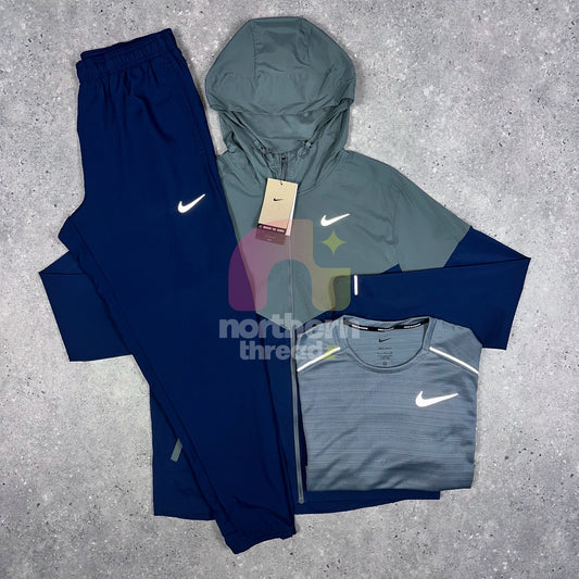 Nike Windbreaker Tri-Set (Navy/Grey) - S / S / S - Tri sets - Northern Threadz