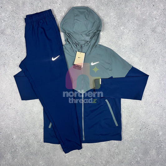 Nike Windbreaker Tracksuit (Navy/Grey) - S / S - Tracksuits - Northern Threadz