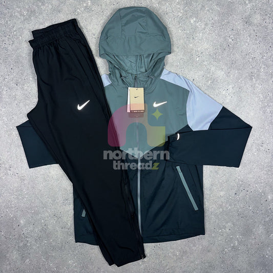 Nike Windbreaker Tracksuit (Grey/Black) - S / S - Tracksuits - Northern Threadz