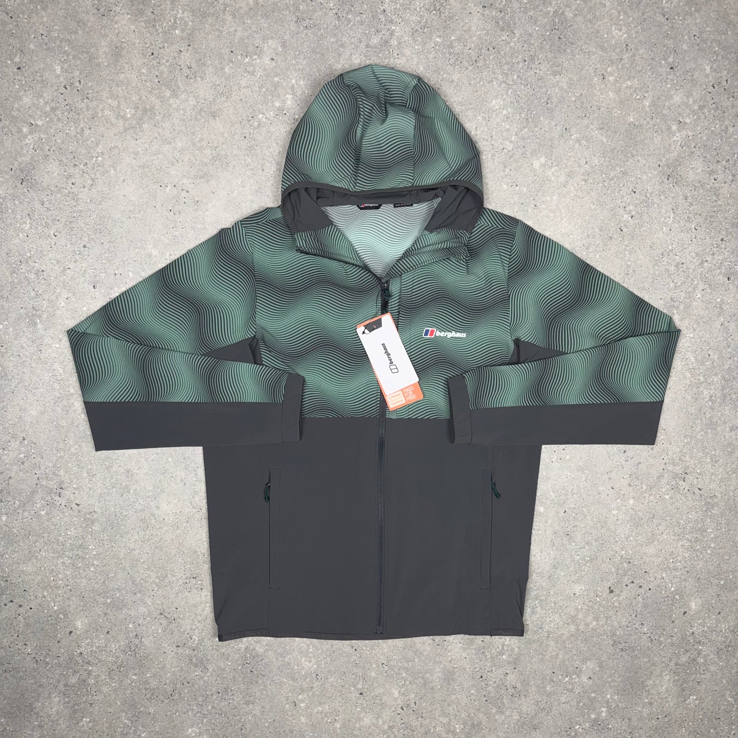 Berghaus Tech Woven Tracksuit Set (Eucalyptus/Charcoal)