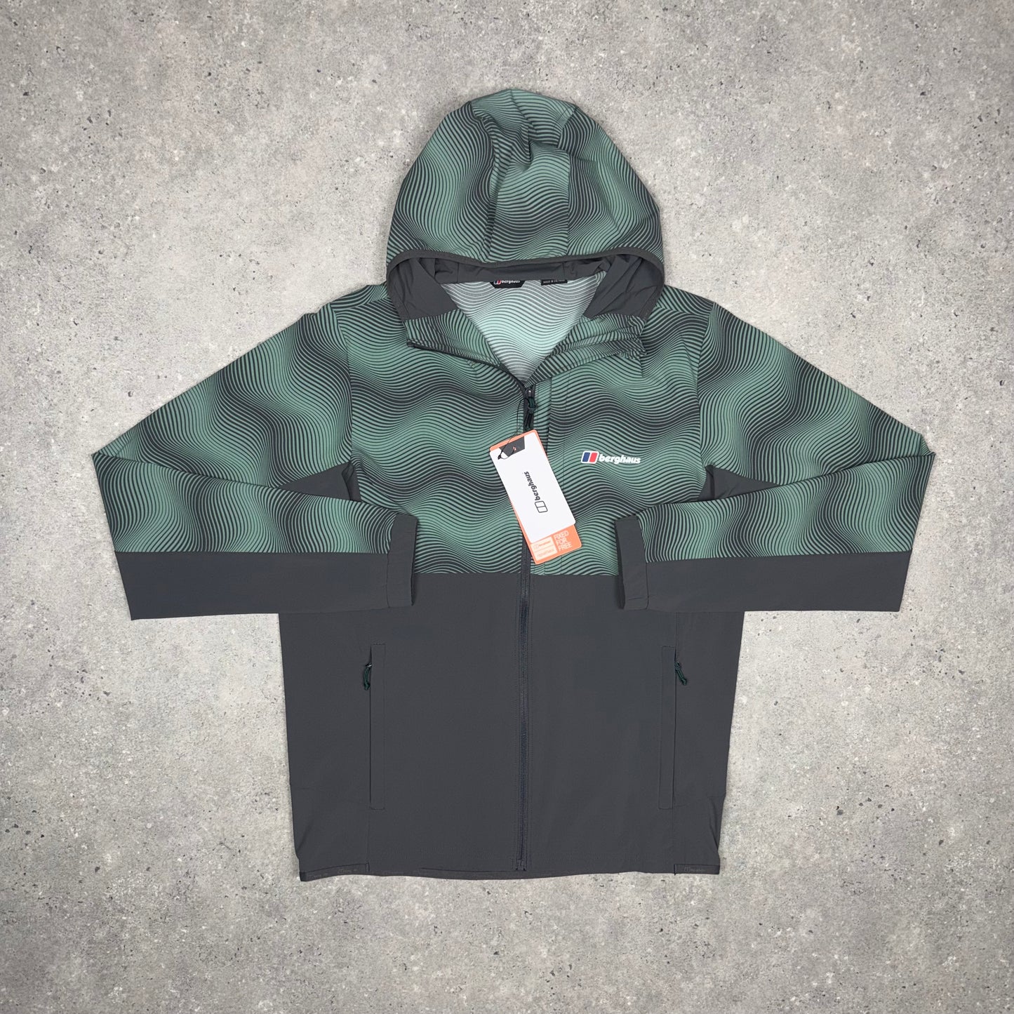 Berghaus Woven Jacket (Eucalyptus/Charcoal)