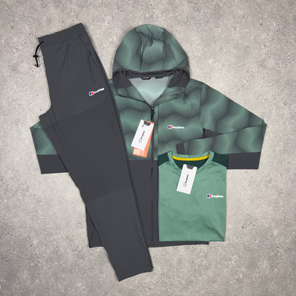 Berghaus Tech Woven Tracksuit Set (Eucalyptus/Charcoal)