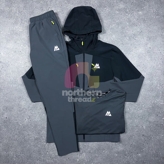 Montirex Woven Tracksuit Tri Set (Grey/Charcoal)