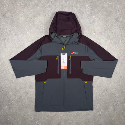 Berghaus Vantashell Tracksuit Set (Burgundy/Charcoal)