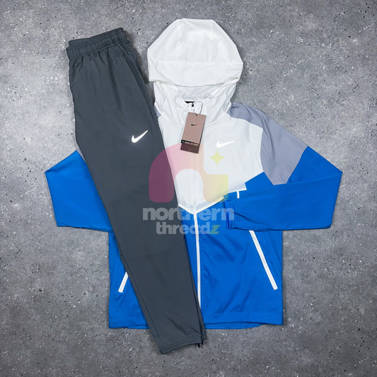 Nike Windbreaker Tracksuit (Blue/Grey)