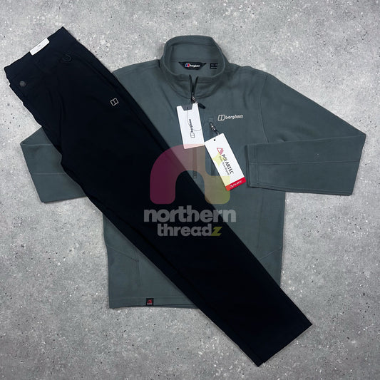 Berghaus Tech Fleece 1/4 Zip Tracksuit (Grey/Black)