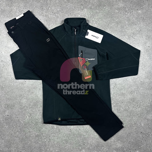 Berghaus Tech Fleece 2.0 1/2 Zip Tracksuit (Black)