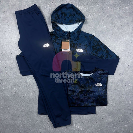 The North Face Digi Tracksuit Tri Set (Navy)
