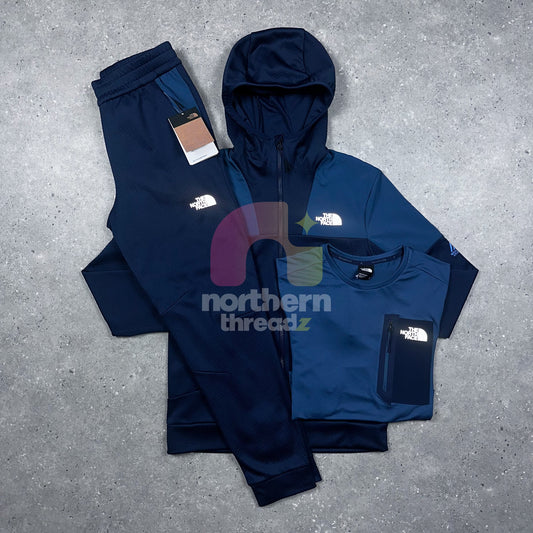 The North Face Mount Tracksuit Tri Set (Blue)