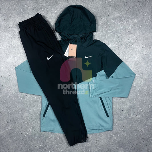 Nike Windbreaker Tracksuit (Green/Black)
