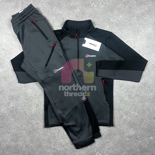 Berghaus Tech 1/2 Zip Tracksuit (Grey/Black)