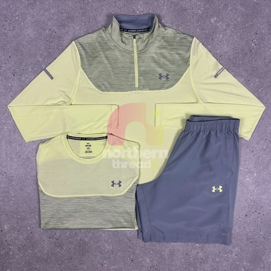 Under Armour Tech Tri Set (Yellow) - S / S / S - Tri sets - Northern Threadz