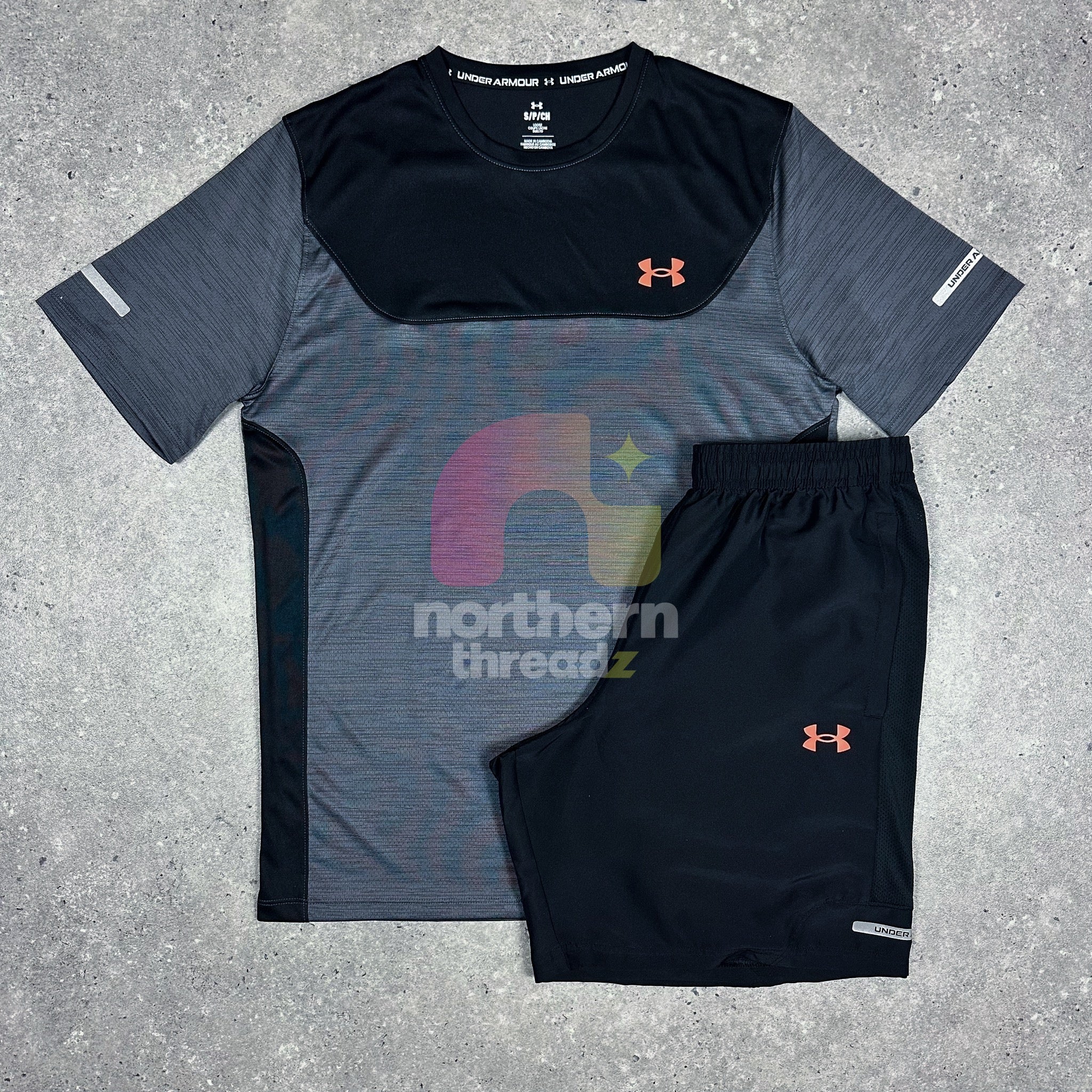 Under Armour Tech Set (Black/Grey) - S / S - Outfits - Northern Threadz