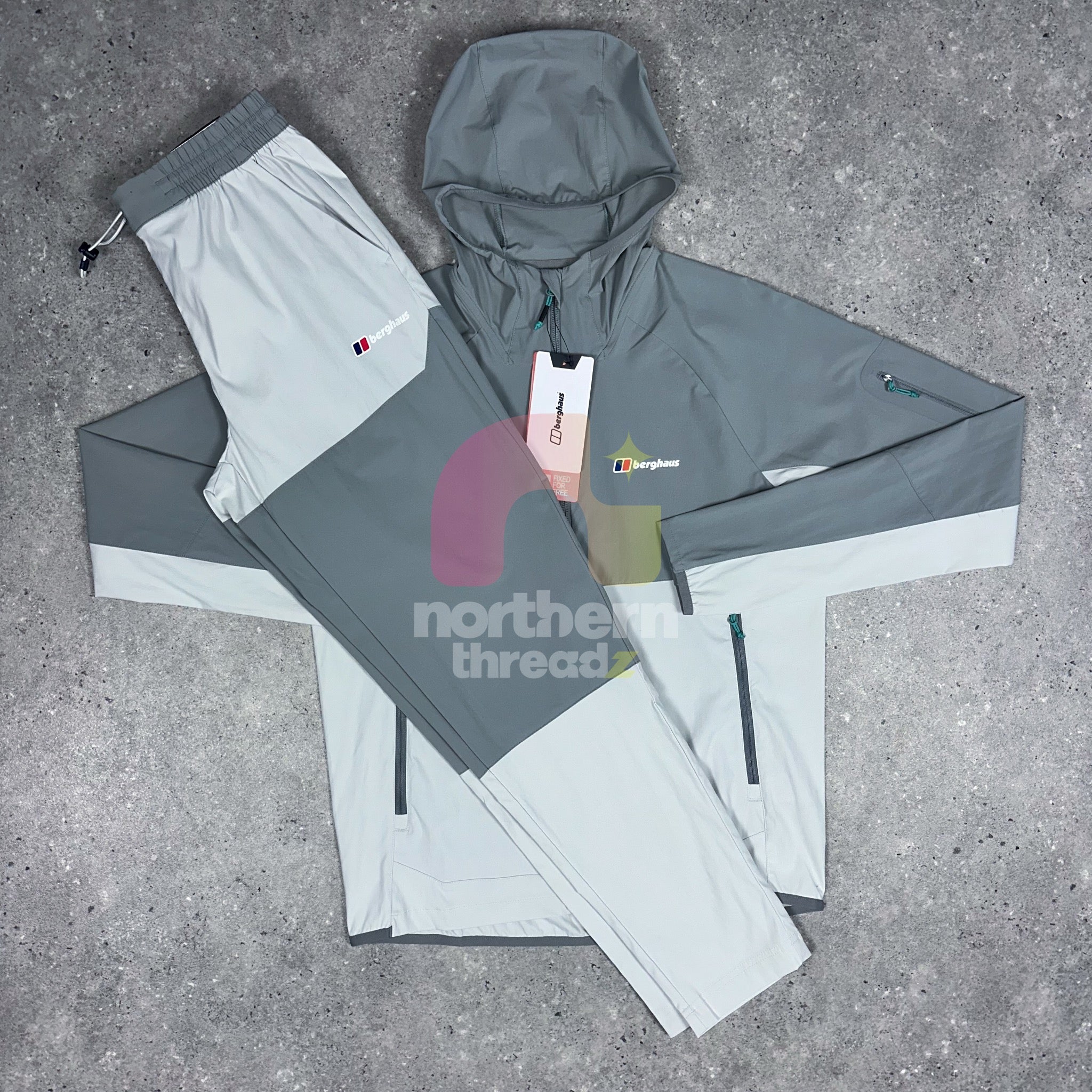Berghaus Woven Tracksuit (Grey) - S / S - Tracksuits - Northern Threadz