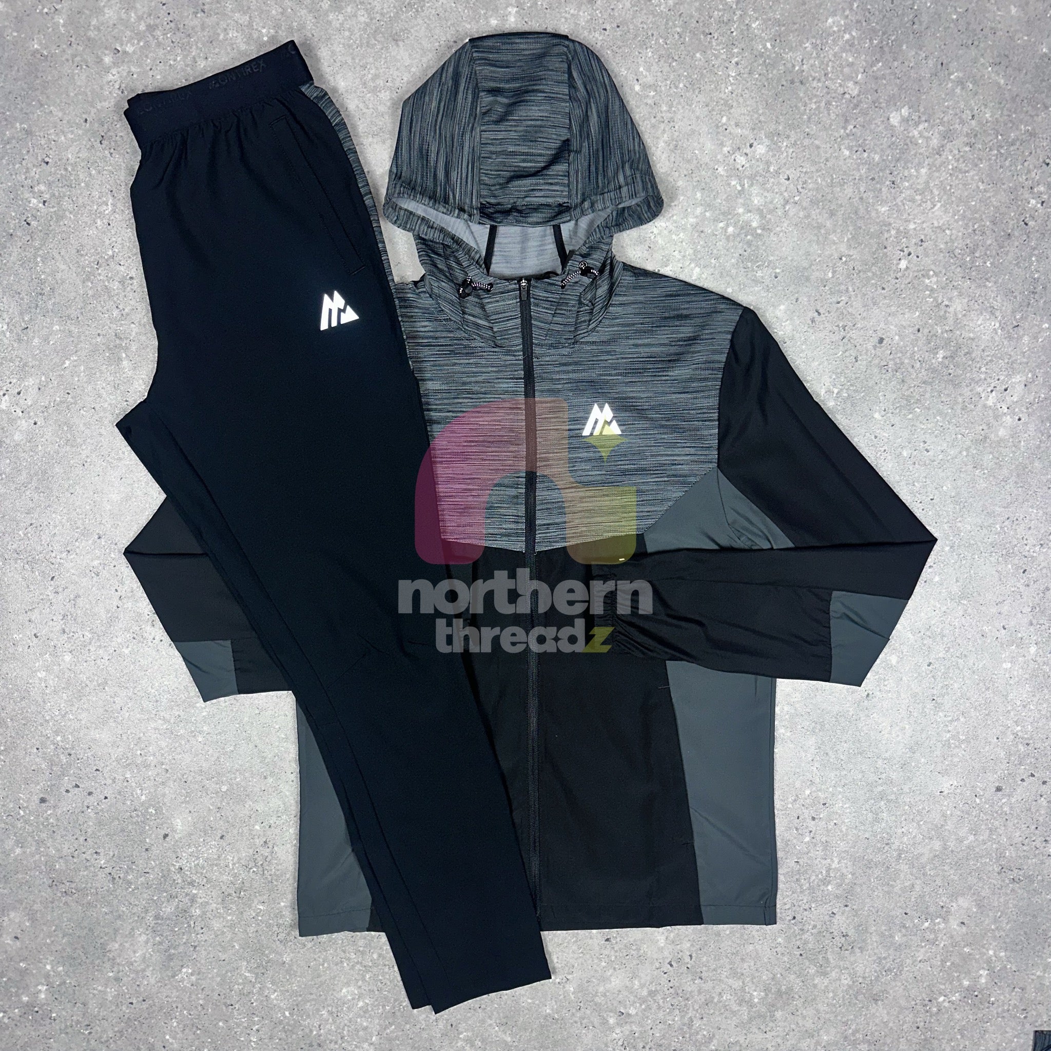 Montirex Trail Tracksuit (Black) - S / S - Tracksuits - Northern Threadz