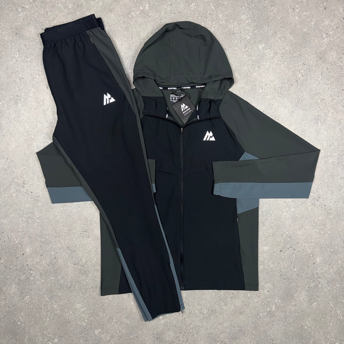 Montirex Triad Tracksuit 'Onyx/Storm Blue'