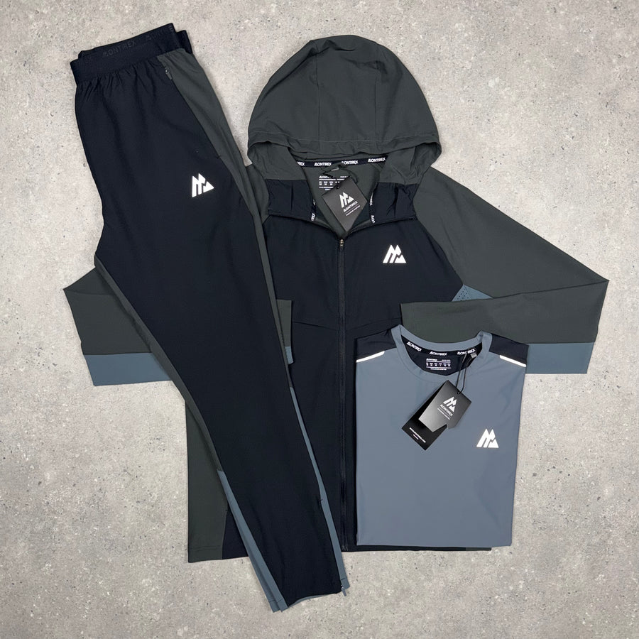 Montirex Triad Tracksuit Set 'Onyx/Storm Blue'