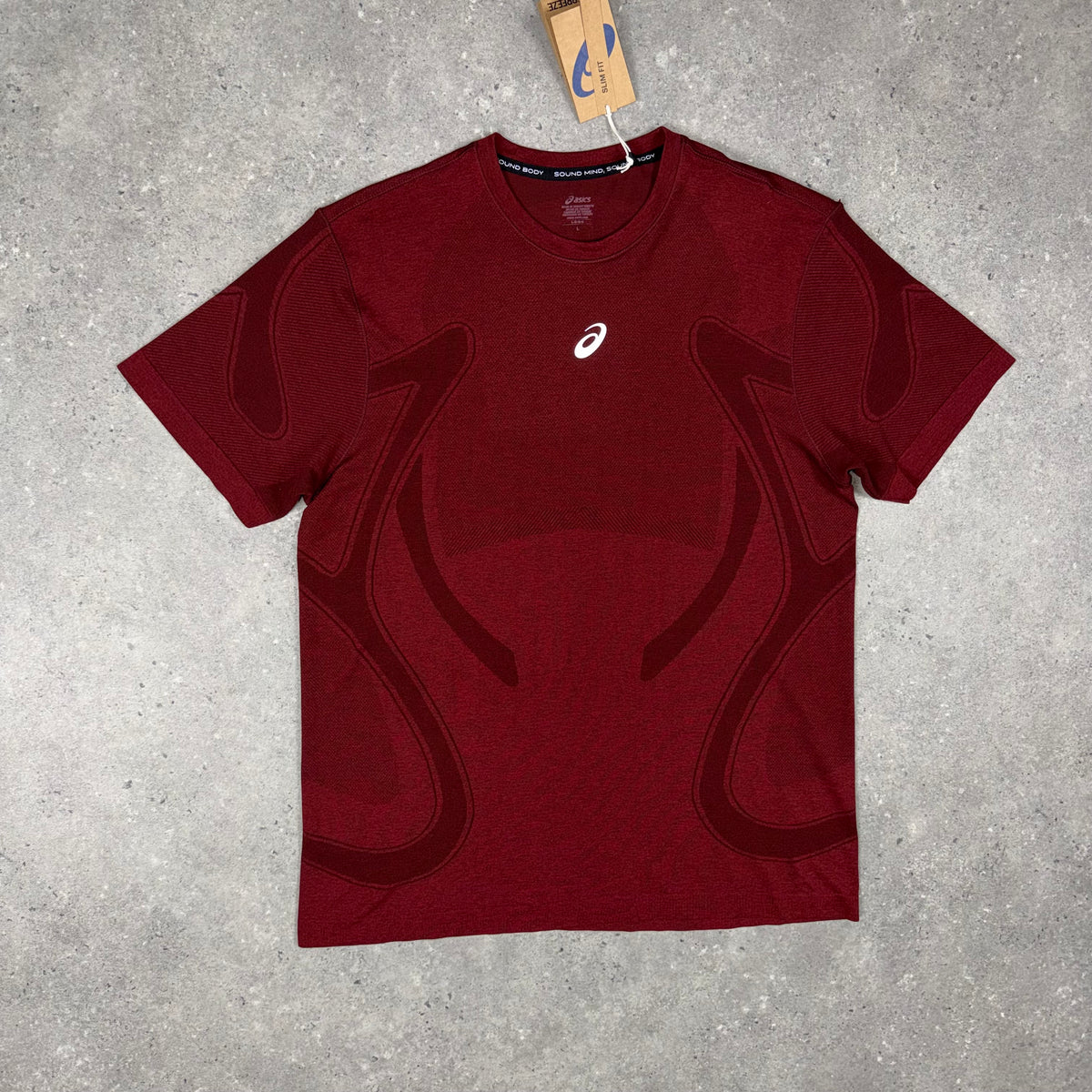 Asics Road T-Shirt 'Dark Red Planet'
